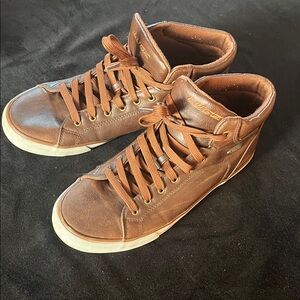 Lugz Men's Brown High-Top Casual Sneakers